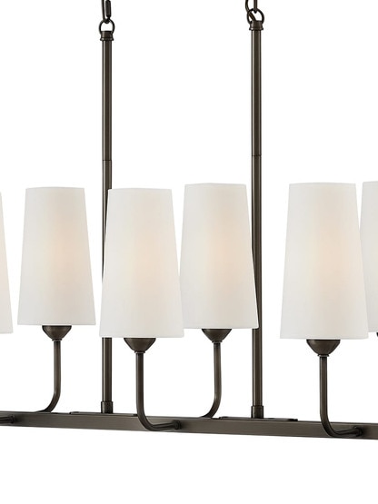 Lewis 10 Light Linear Kitchen Island Chandelier