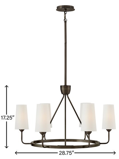 Lewis 6 Light Chandelier