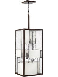 Mondrian Large 12-Light Foyer Pendant in Buckeye Bronze