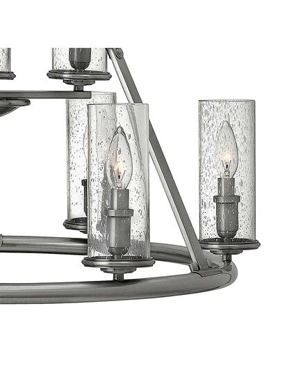 Alternate View of Dakota 9-Light Chandelier.