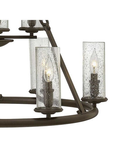 Alternate View 2 of Dakota 9-Light Chandelier.