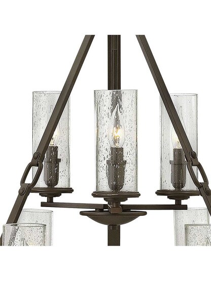 Alternate View 3 of Dakota 9-Light Chandelier.