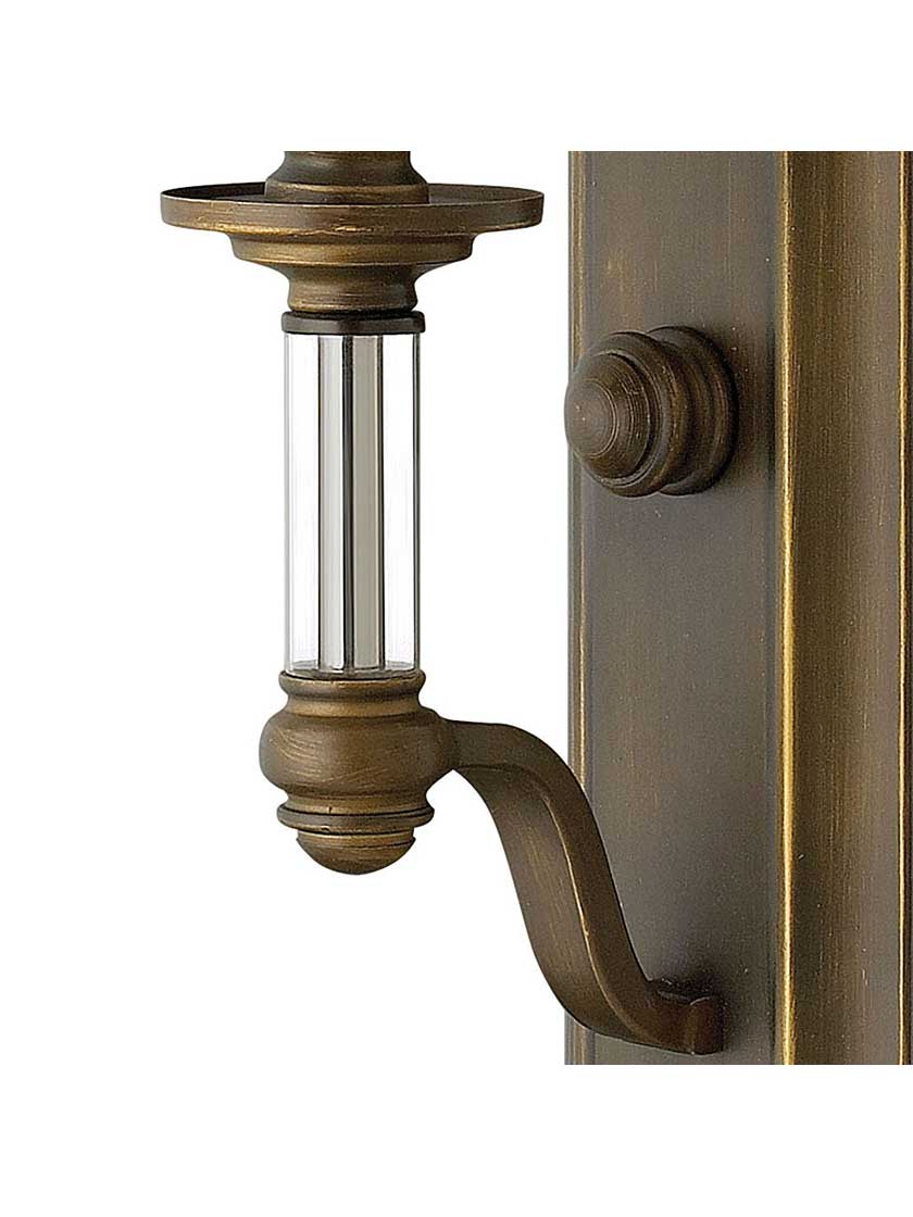 Alternate View 2 of Sussex Single Sconce with Fabric Cylinder Shade.
