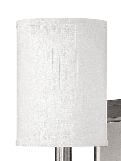 Sussex Single Sconce with Fabric Cylinder Shade