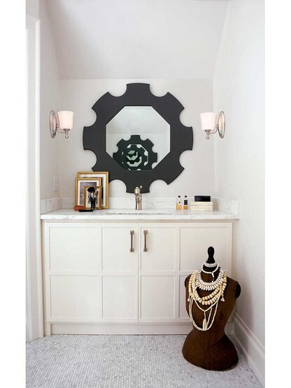 Alternate View 3 of Shelly Single Sconce with Opal Glass Shade.