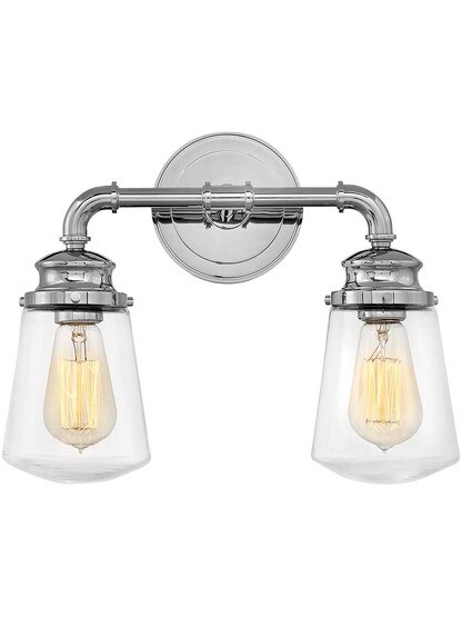 Fritz 2-Light Bath in Chrome.