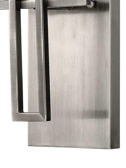 Lanza 1-Light Wall Sconce with Etched Opal-Glass Shade