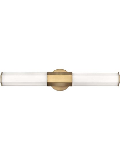 Alternate View of Facet Medium LED Bath Light.