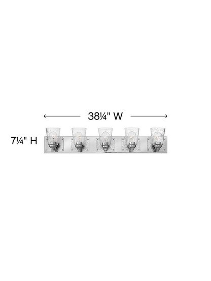 Alternate View 4 of Jackson 5-Light Bath Sconce.