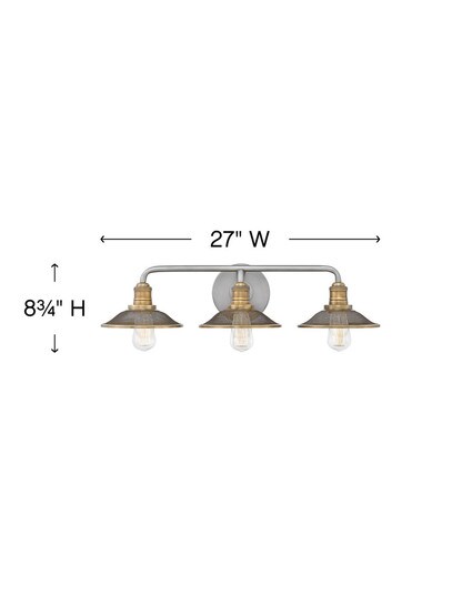 Rigby 3-Light Bath Sconce