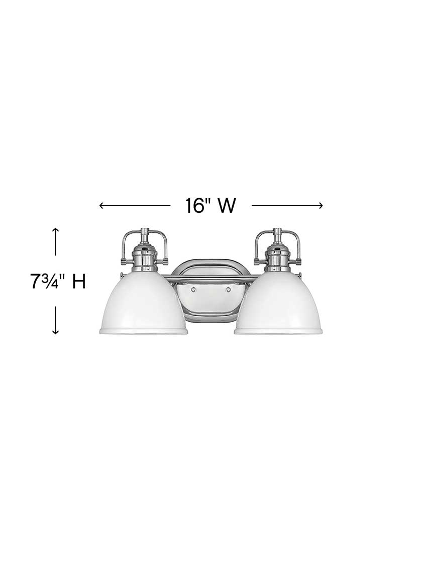 Alternate View of Rowan 2-Light Bath.