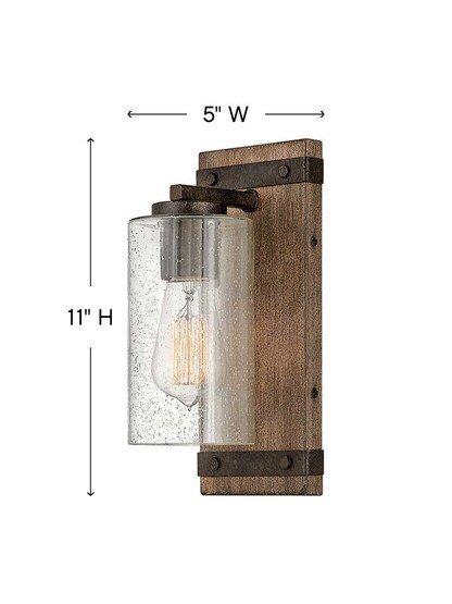 Alternate View of Sawyer 1-Light Bath.