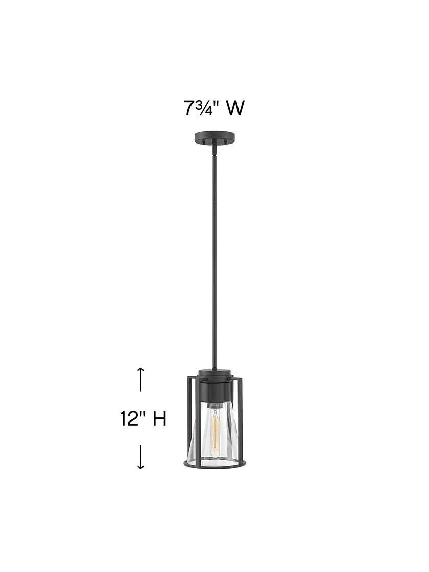 Alternate View of Refinery 1-Light Mini Pendant.