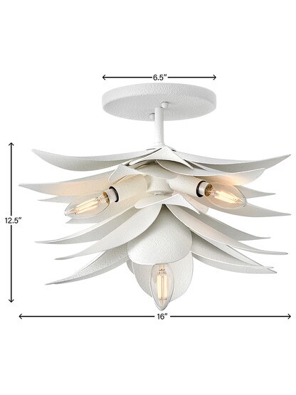 Agave 4 Light Medium Convertible Pendant