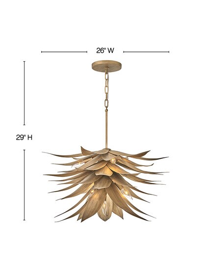 Agave 7 Light Large Pendant