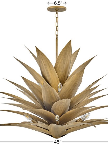 Agave 12 Light Extra Large Chandelier