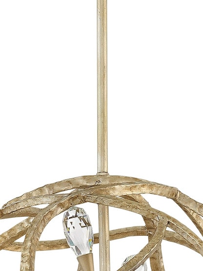 Eve 3 Light Medium Orb Chandelier in Champagne Gold
