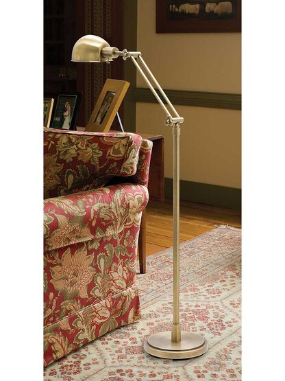 Alternate View of Addison Pharmacy-Style Adjustable Floor Lamp.