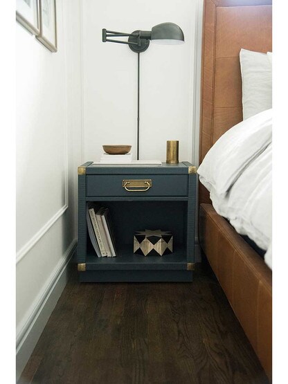 Alternate View of Addison Pharmacy-Style Adjustable Wall Lamp.