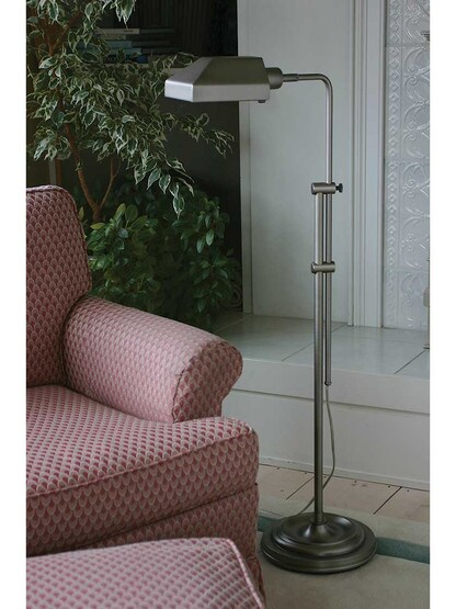 Alternate View of Meta Pharmacy-Style Adjustable Floor Lamp.