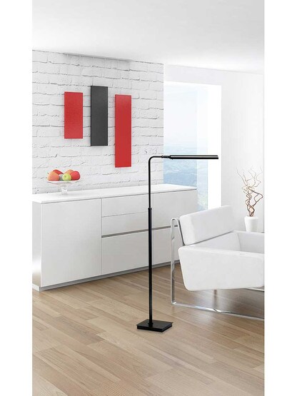 Alternate View of Generation Pharmacy-Style Adjustable LED Floor Lamp.