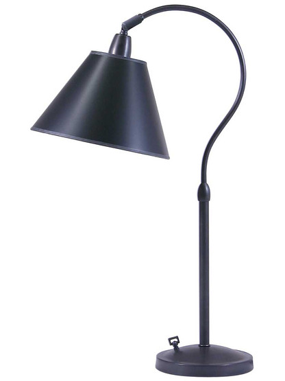 Hyde Park Table Lamp with Black Parchment Shade.