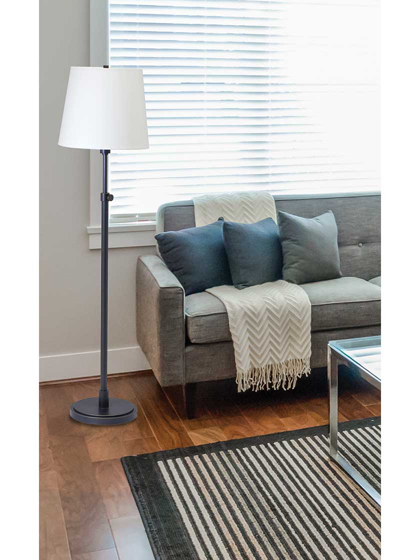 Alternate View of Townhouse Adjustable Floor Lamp.
