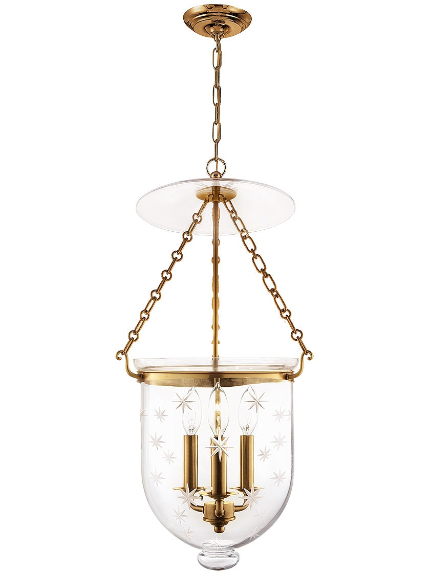 Hampton Large Bell Jar Hall Pendant