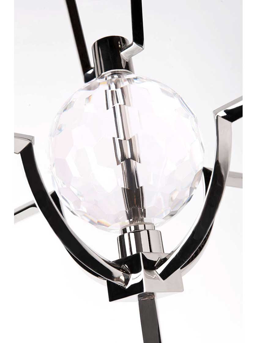 Alternate View 4 of Waterloo 13 inch Pendant in Polished Nickel