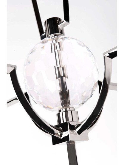 Alternate View 4 of Waterloo 13 inch Pendant in Polished Nickel