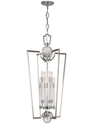 Waterloo 8-Light Pendant in Polished Nickel