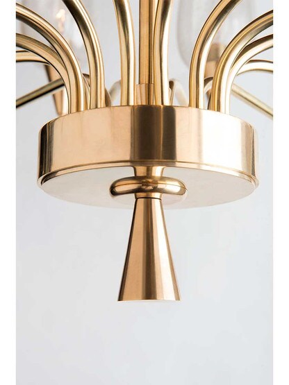 Alternate View of Longmont 10-Light Chandelier.
