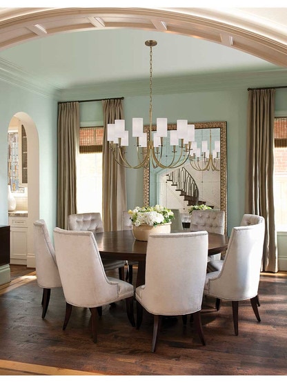 Alternate View of Mason 8-Light Chandelier.