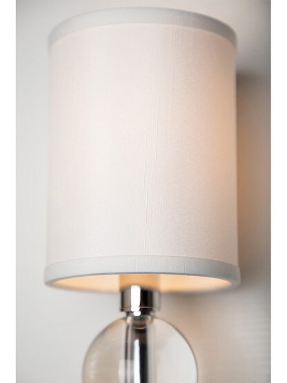 Rockland 1-Light Wall Sconce in Polished Nickel