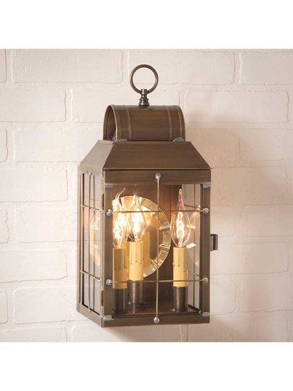 Alternate View of Martha's 3-Light Exterior Wall Lantern.
