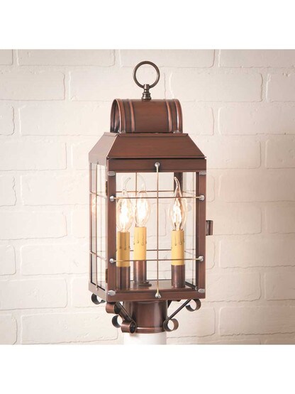 Alternate View 2 of Martha's 3-Light Exterior Post Lantern.