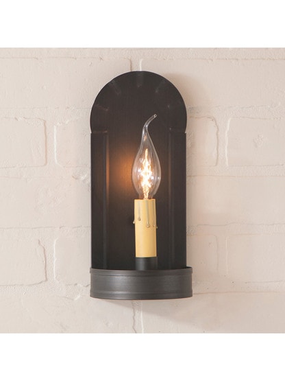 Crimped Tin Fireplace Sconce