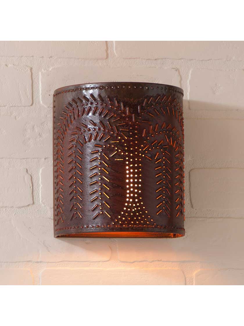 Willow Pattern One-Light Wall Sconce