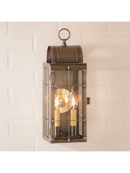 Alternate View of Queen Arch 2-Light Wall Lantern.
