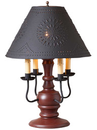 Cedar Creek Table Lamp in Red.