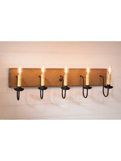 Alternate View 4 of Colonial 5-Light Bath Bar.