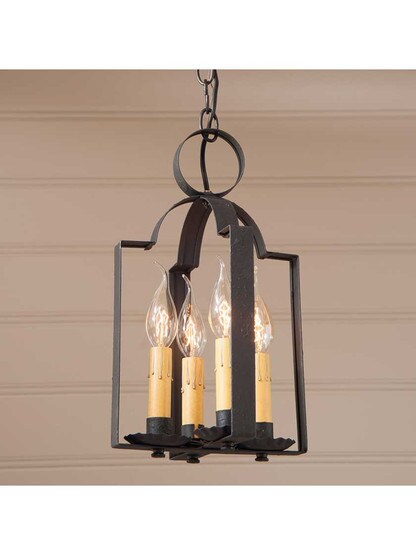 Alternate View of Hartford Double Saddle Light With Textured Black Finish