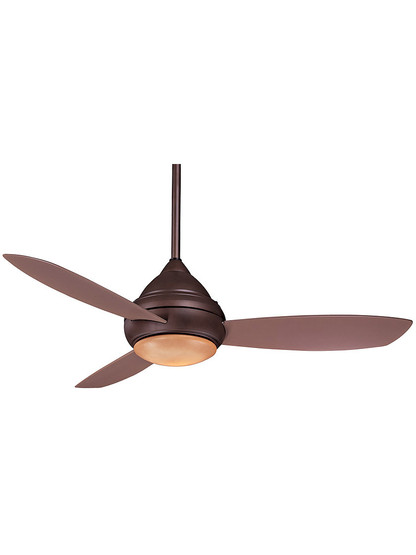 52 inch Concept I Wet Rated Ceiling Fan w/ LED Light Kit In Oil Rubbed Bronze.