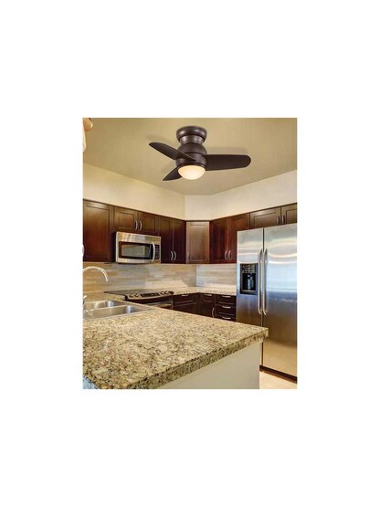 Alternate View of Spacesaver 26 inch LED Ceiling Fan.