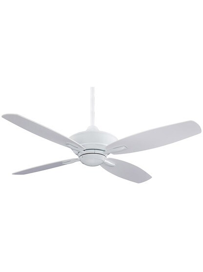 52 inch New Era Ceiling Fan in White.