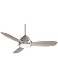 52" Concept LED Ceiling Fan In Brushed Nickel