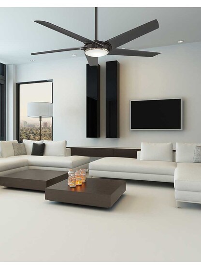 Alternate View of Raptor 60-Inch LED Ceiling Fan.