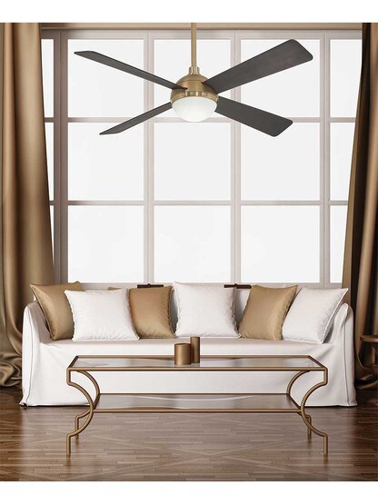 Alternate View of Orb - 54 Inch LED Ceiling Fan.