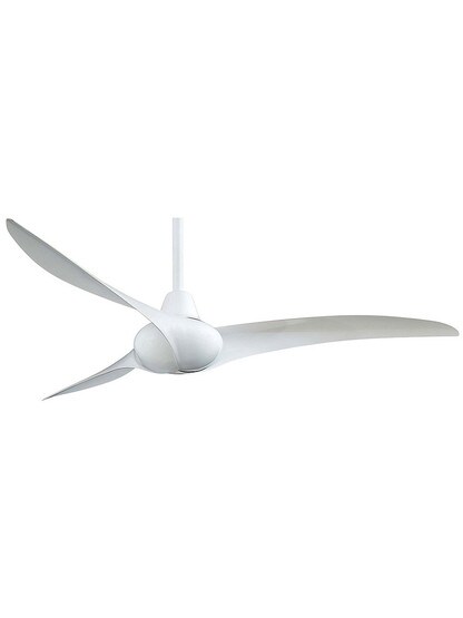 Wave 52 inch Ceiling Fan in White.