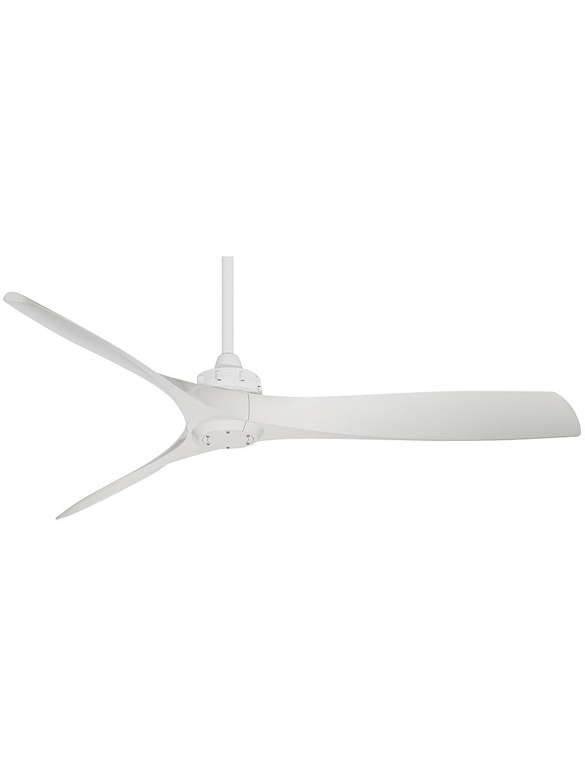 60 Aviation Ceiling Fan In White